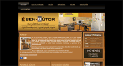 Desktop Screenshot of eben-butor.hu